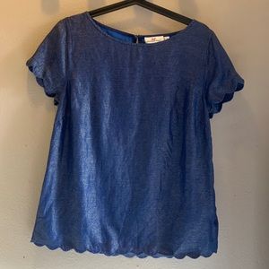 Vineyard Vines Short Sleeve Blouse